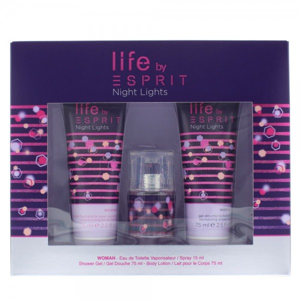 Esprit Night Lights Edt 15ml / Shower Gel 75ml / Body Lotion 75ml